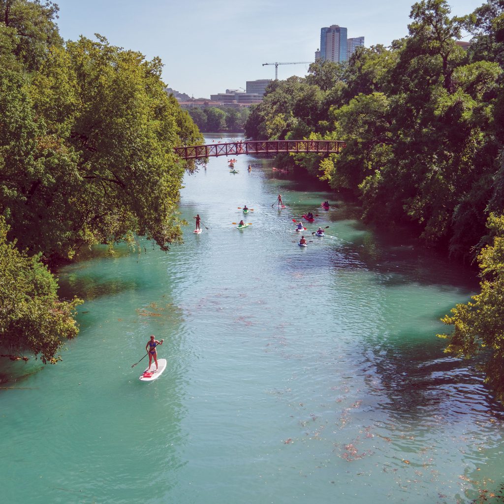 austin paddleboarding - Barton Creek
