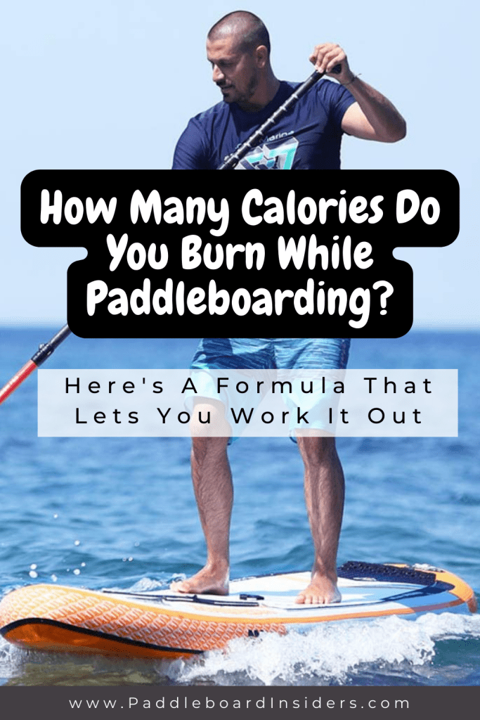 calories burned paddleboarding