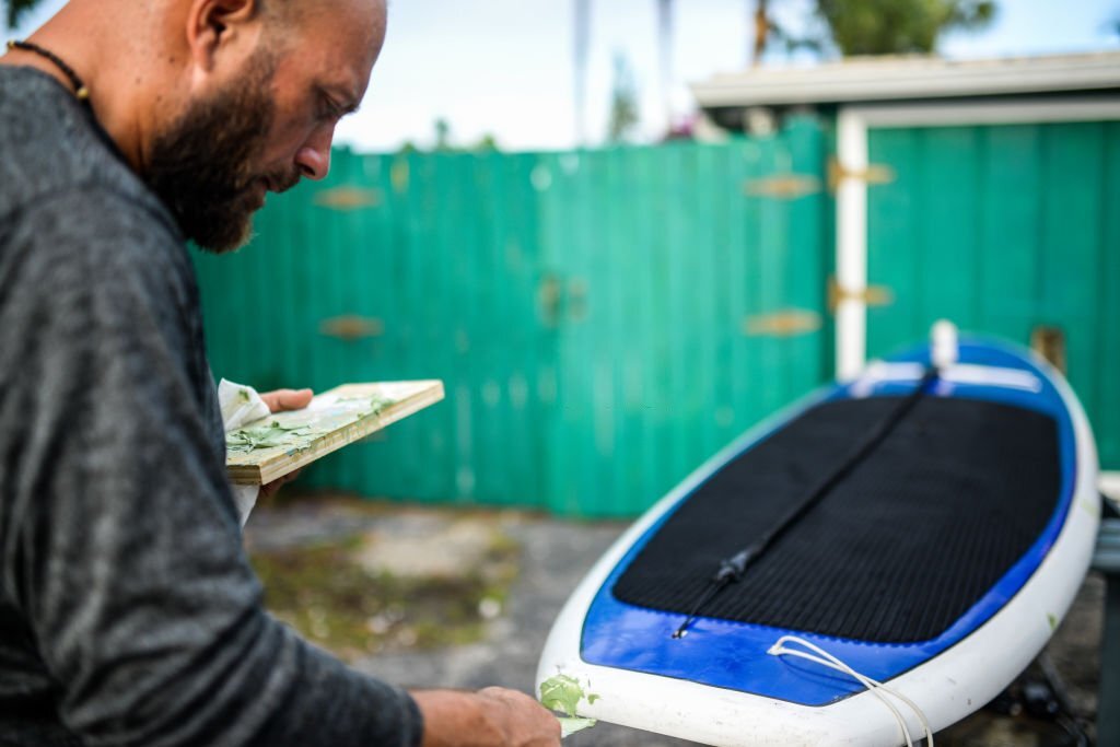 fiberglass paddleboard