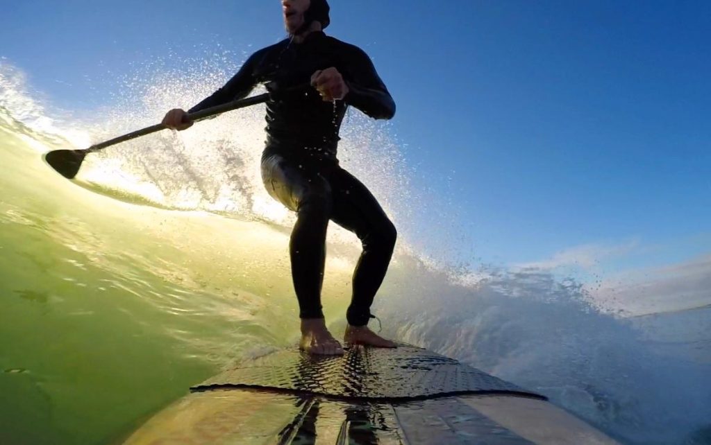 fiberglass paddleboard