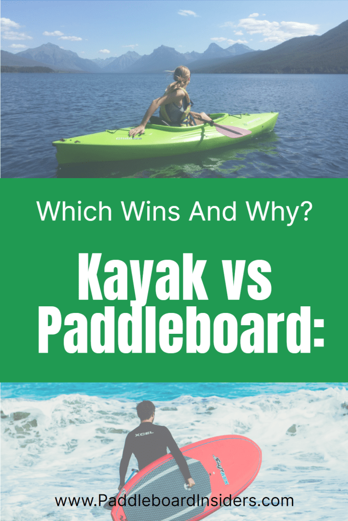 kayak vs paddleboard