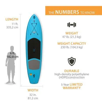 lifetime paddle board