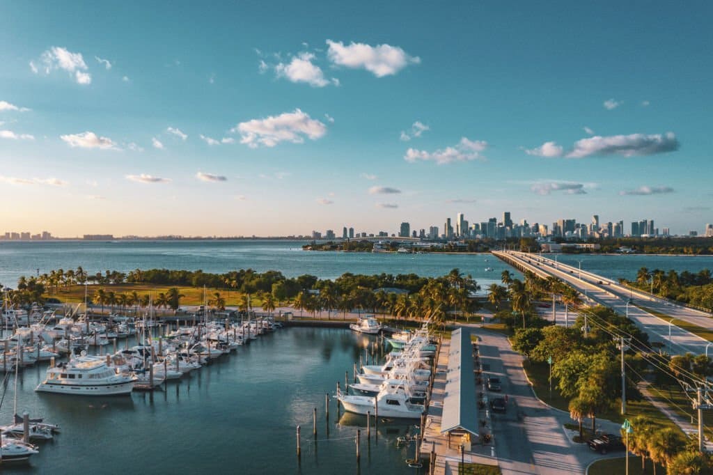 paddleboarding Key Biscayne