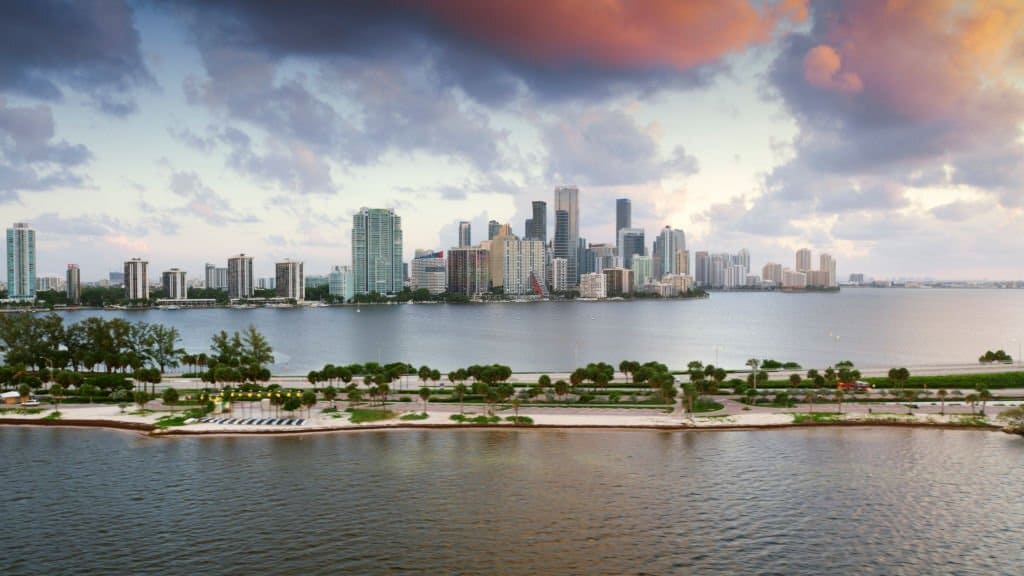 paddleboarding Key Biscayne
