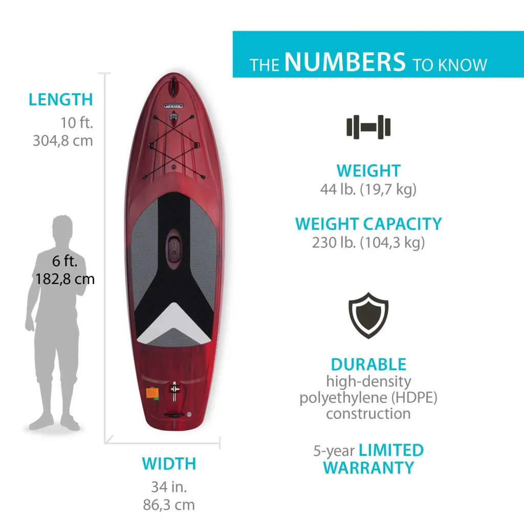 lifetime paddle board