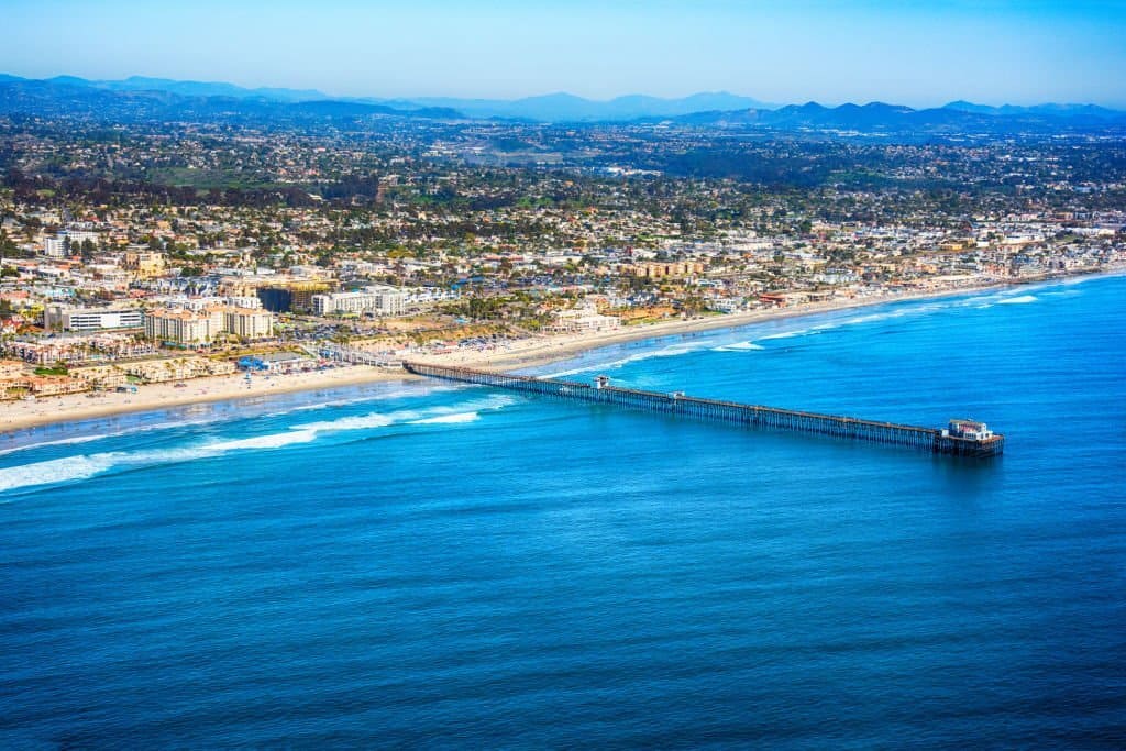 paddleboarding Oceanside