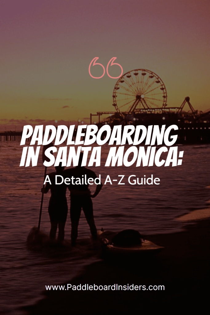 paddleboarding santa monica