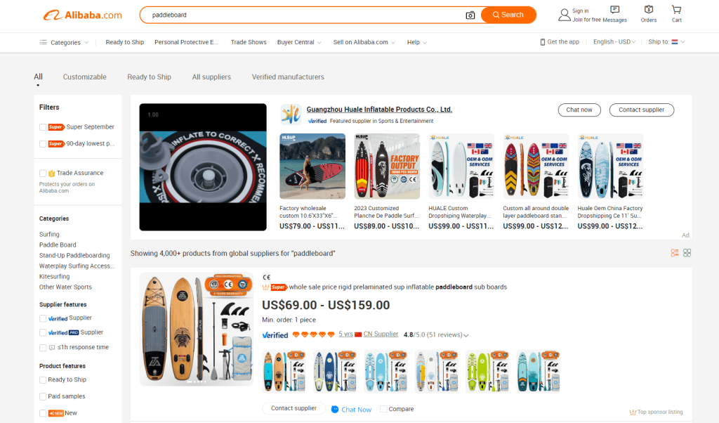 paddleboard sale