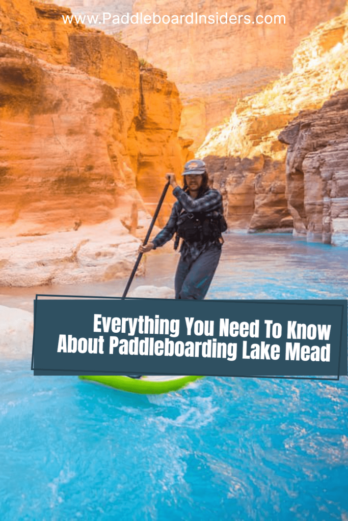 paddleboarding lake mead