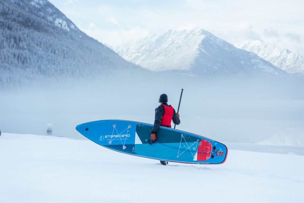 Paddleboarding in Cold Climates