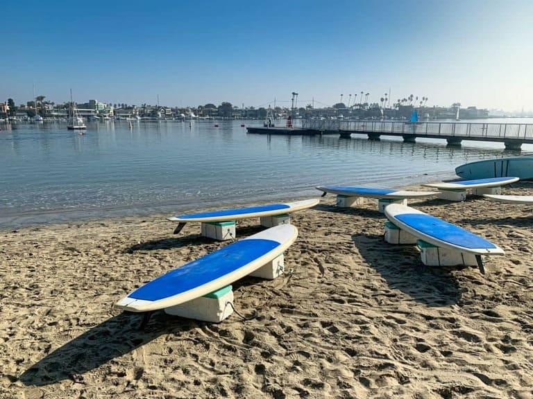 paddle boarding long beach