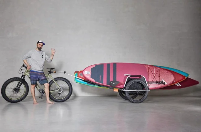 paddle board bike trailer