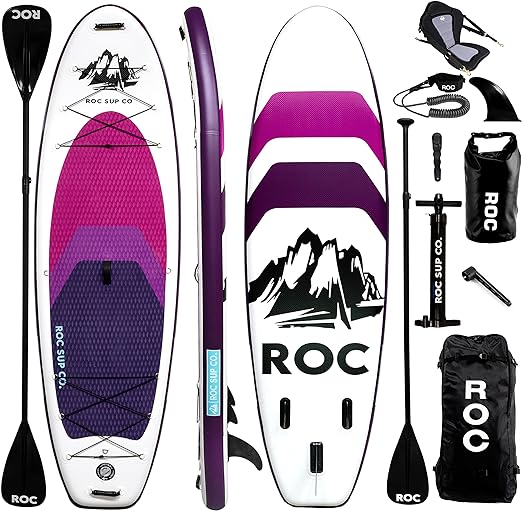 purple paddle board