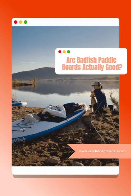 badfish inflatable paddle board