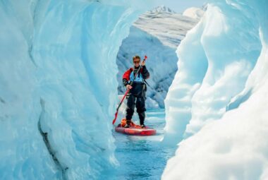 glacier paddle boarding Alaska