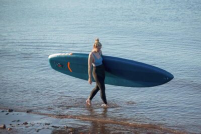 Extra wide paddle board