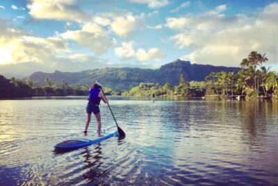 paddle boarding kauai